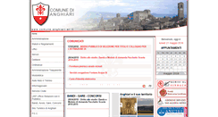 Desktop Screenshot of comune.anghiari.ar.it