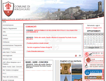 Tablet Screenshot of comune.anghiari.ar.it